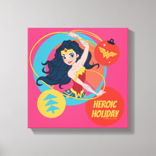 Toile Justice League Wonder Woman Holiday Bauble