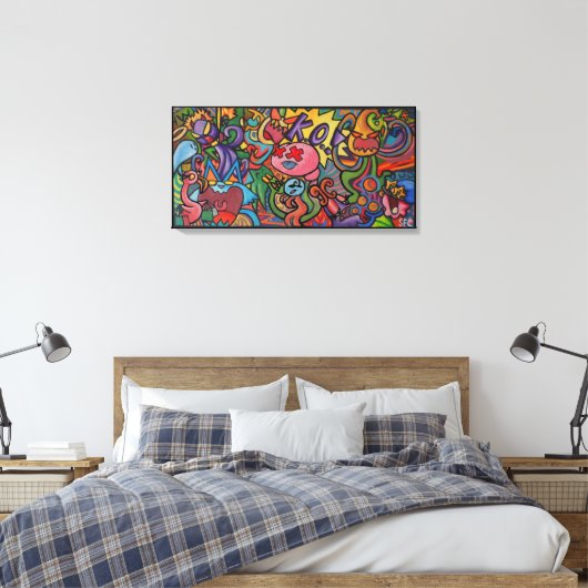 Toile K.O. par Squid Fear City (2.5) (Insitu(Chambre))
