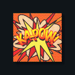 Toile KA-POW Amusant Comédie moderne Livre Pop Art<br><div class="desc">Un design amusant, cool et tendance rétro de bande dessinée pop art inspiré de l'art qui met le wham, zap, pow dans votre journée. Le cadeau parfait pour les super-héros, vos amis, votre famille ou comme un régal pour vous-même. Conçu par Thisisnotme©</div>