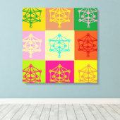 Toile Kabbalah Pop Art (Insitu (Plancher de Bois))