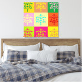 Toile Kabbalah Pop Art (Insitu(Chambre))