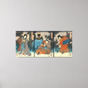 Toile Kabuki Samurai 1847