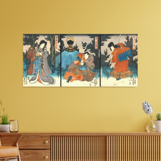 Toile Kabuki Samurai 1847 (Insitu(Salon))