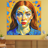 Toile « Kaela » - Motif d'un passé (Insitu(Salon))