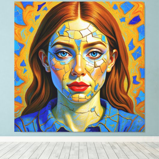 Toile “Kaela” - Pattern of a Past (Insitu (Plancher de Bois))