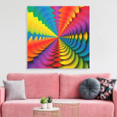 Toile Kaleidoscope (Insitu(Salon))