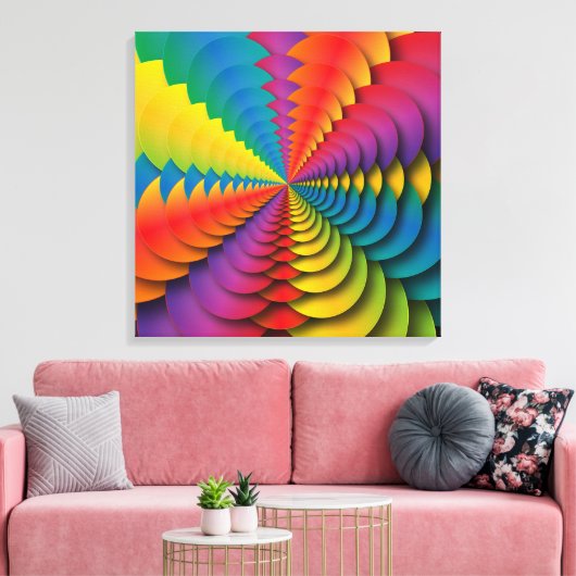 Toile Kaleidoscope (Insitu(Salon))