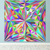Toile kaléidoscope Abstrait (Insitu (Plancher de Bois))