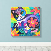 Toile Kaleidoscope Kitty (Insitu (Plancher de Bois))