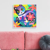 Toile Kaleidoscope Kitty (Insitu(Salon))