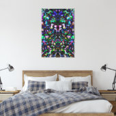 Toile Kaléidoscope psychédélique coloré (Insitu(Chambre))