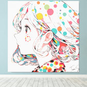 Toile Kaleidoscope Whispers Anime Japan (Insitu (Plancher de Bois))