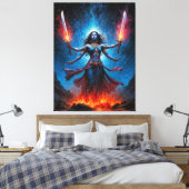 Toile Kali ascendant (Insitu(Chambre))