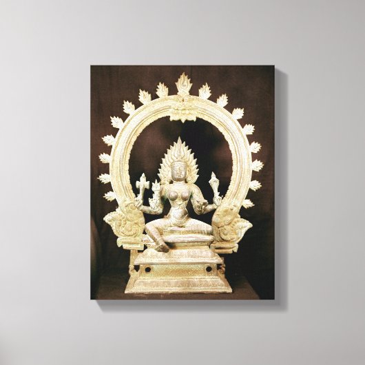 Toile Kali, de Vijayanagar (Recto)