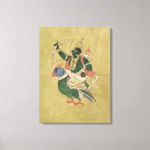 Toile Kama, Dieu de l'amour, 18ème-19ème siècle