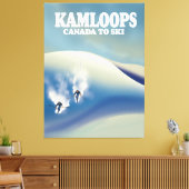 Toile Kamloops Canada à Ski (Insitu(Salon))