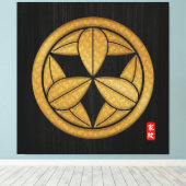 Toile KAMON (crête de famille) SATO (Insitu (Plancher de Bois))