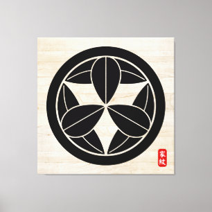 Toile KAMON ( crête de famille ) SATO Canvas Imprimer