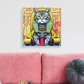 TOILE KANAANI CAT-PHARAOH 4 (Insitu(Salon))