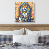 TOILE KANAANI CAT-PHARAON 2 (Insitu(Chambre))