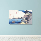 Toile Kanagawa : Vue de la crête (Insitu (Plancher de Bois))