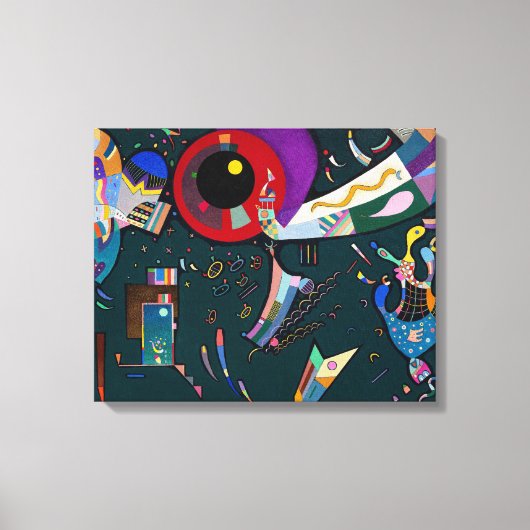 TOILE KANDINSKY - AUTOUR DU CERCLE - 1940 - (Recto)