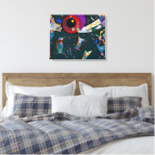 TOILE KANDINSKY - AUTOUR DU CERCLE - 1940 - (Insitu(Chambre))