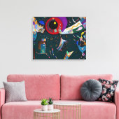 TOILE KANDINSKY - AUTOUR DU CERCLE - 1940 - (Insitu(Salon))