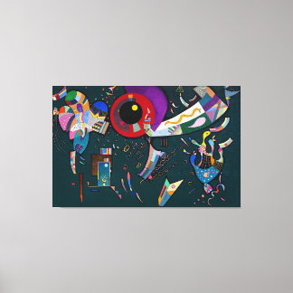 TOILE KANDINSKY - AUTOUR DU CERCLE - 1940 -