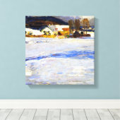 Toile Kandinsky - Bei Starnberg - Hiver, (Insitu (Plancher de Bois))