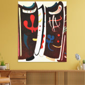 Toile Kandinsky - Brun avec Supplément (Insitu(Salon))