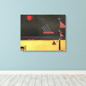 Toile Kandinsky - Brunâtre, art abstrait, (Insitu (Plancher de Bois))