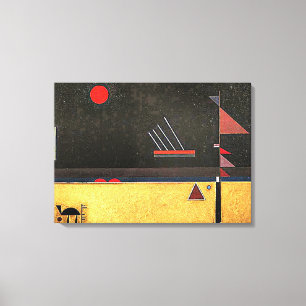 Toile Kandinsky - Brunâtre, art abstrait,