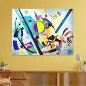 Toile KANDINSKY - CERCLE MULTICOLORED - 1921 - Bauhaus - (Insitu(Salon))