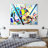 Toile KANDINSKY - CERCLE MULTICOLORED - 1921 - Bauhaus - (Insitu(Chambre))