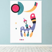 Toile KANDINSKY - COMPOSITION - 1944 - Bauhaus - (Insitu (Plancher de Bois))