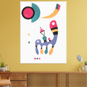Toile KANDINSKY - COMPOSITION - 1944 - Bauhaus - (Insitu(Salon))