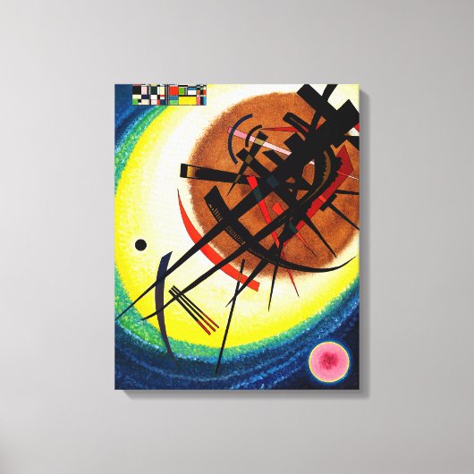 Toile KANDINSKY - DANS LE BRIGHT OVAL - 1925 - Bauhaus - (Recto)