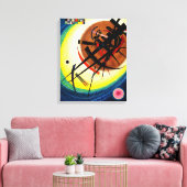 Toile KANDINSKY - DANS LE BRIGHT OVAL - 1925 - Bauhaus - (Insitu(Salon))