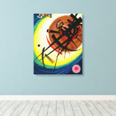 Toile KANDINSKY - DANS LE BRIGHT OVAL - 1925 - Bauhaus - (Insitu (Plancher de Bois))