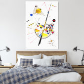 Toile KANDINSKY - DELICATE TENSION - 1923 - Bauhaus - (Insitu(Chambre))