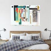 Toile KANDINSKY - DEUX POINTS VERTS - 1935 - Bauhaus - (Insitu(Chambre))
