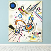 Toile KANDINSKY - DIAGONAL - 1923 - Bauhaus - (Insitu (Plancher de Bois))