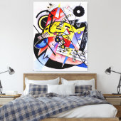 Toile KANDINSKY - DOT BLANC - 1923 - Bauhaus - (Insitu(Chambre))