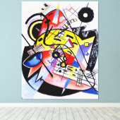 Toile KANDINSKY - DOT BLANC - 1923 - Bauhaus - (Insitu (Plancher de Bois))