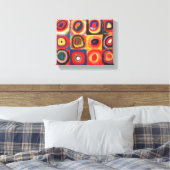 Toile Kandinsky Farbstudie Quadrates Cercles Art (Insitu(Chambre))