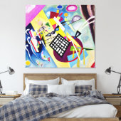 Toile KANDINSKY - GRILLE NOIRE - 1922 - Bauhaus - (Insitu(Chambre))