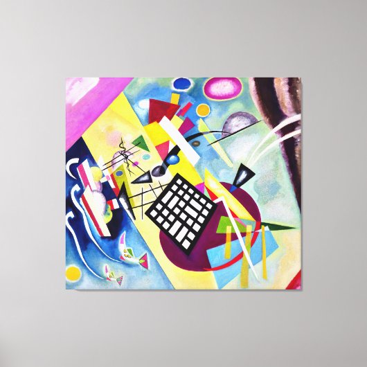 Toile KANDINSKY - GRILLE NOIRE - 1922 - Bauhaus - (Recto)
