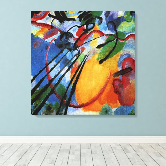 Toile Kandinsky - Improvisation 26, Aviron, (Insitu (Plancher de Bois))