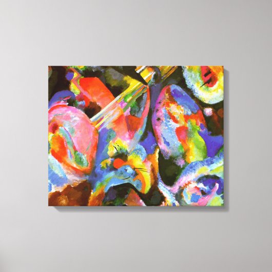 Toile Kandinsky - Improvisation d'inondation, Déluge (Recto)